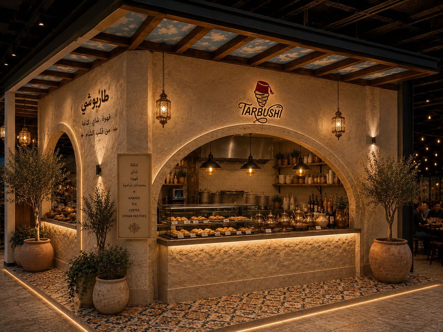 TARBUSHI — Damascus Street Food at AQ Foodhall Birmingham